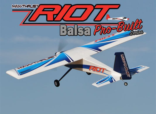 CENTURY UK Max Thrust RIOT RC Brushless Aircraft PNP BLUE
