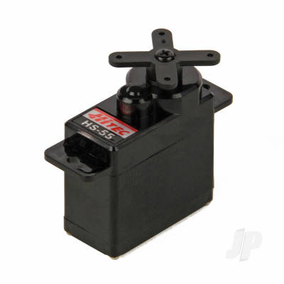 Hitec HS-55 Ultra Micro Analogue Coreless Servo 8g 1.3kg/0.14s 4.8V - 6.0V