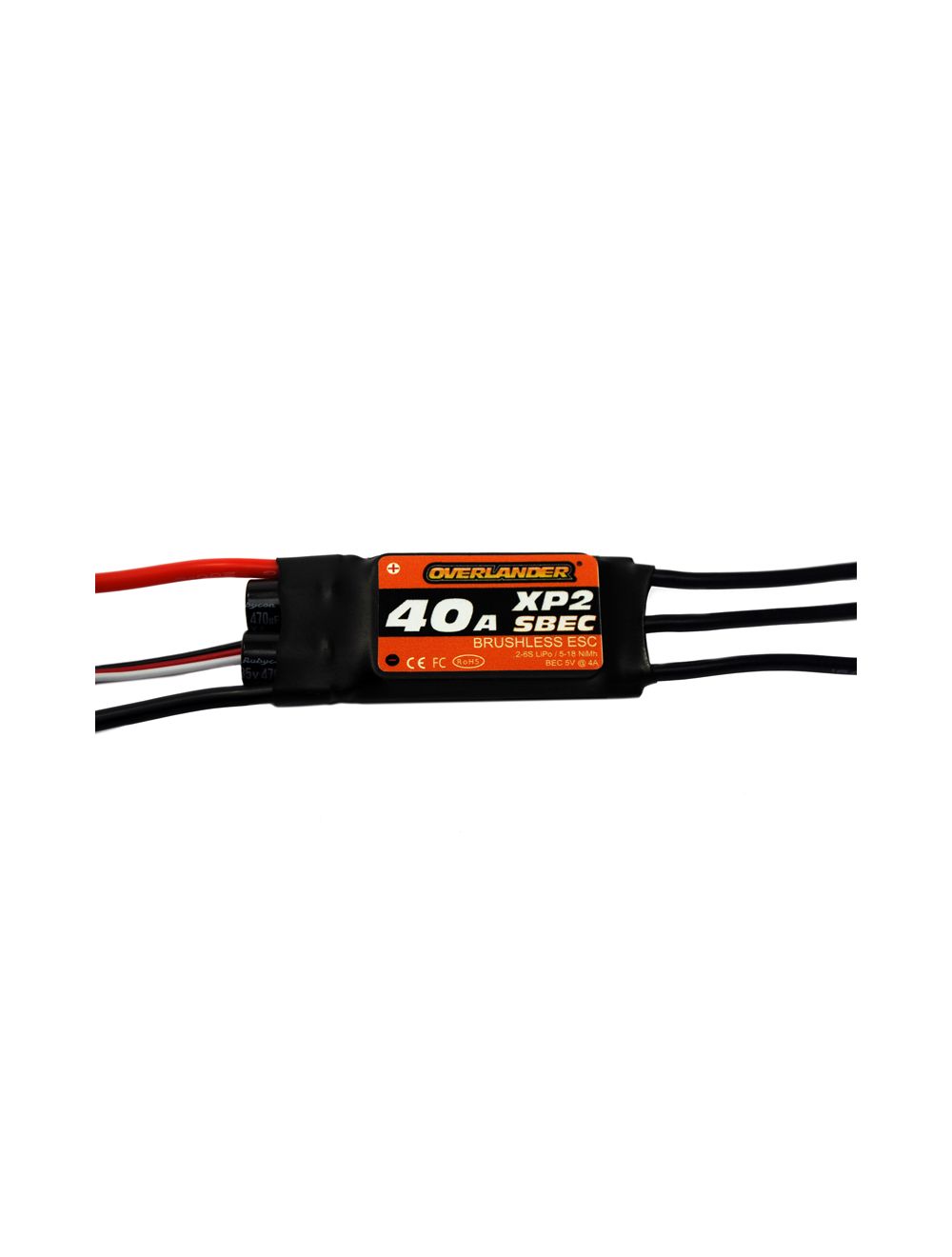 Overlander XP2 40A BRUSHLESS SPEED CONTROLLER 2722 (XT60)