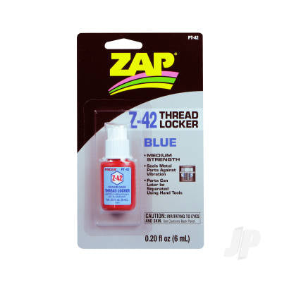 Zap PT42 Z-42 Blue Thread Locker .20oz