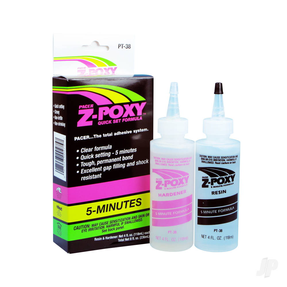 Zap PT38 Z-Poxy 5 Minute Epoxy 8oz 5525780