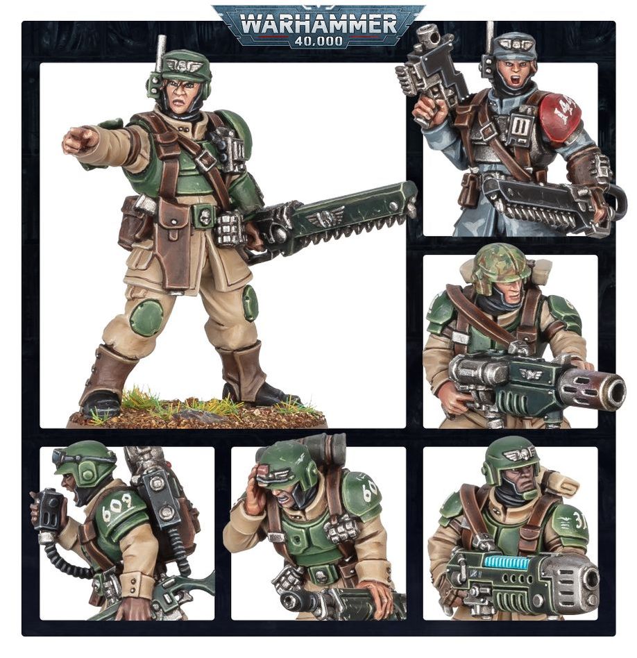 Warhammer 40,000 Astra Militarium: Cadian Shock Troops