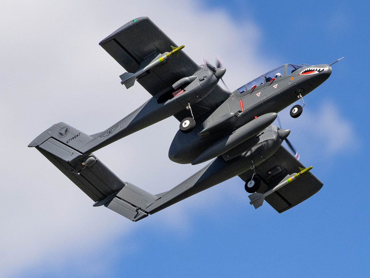 E-flite Micro OV-10 Bronco 645mm BNF Basic with AS3X and SAFE Select EFLU35050
