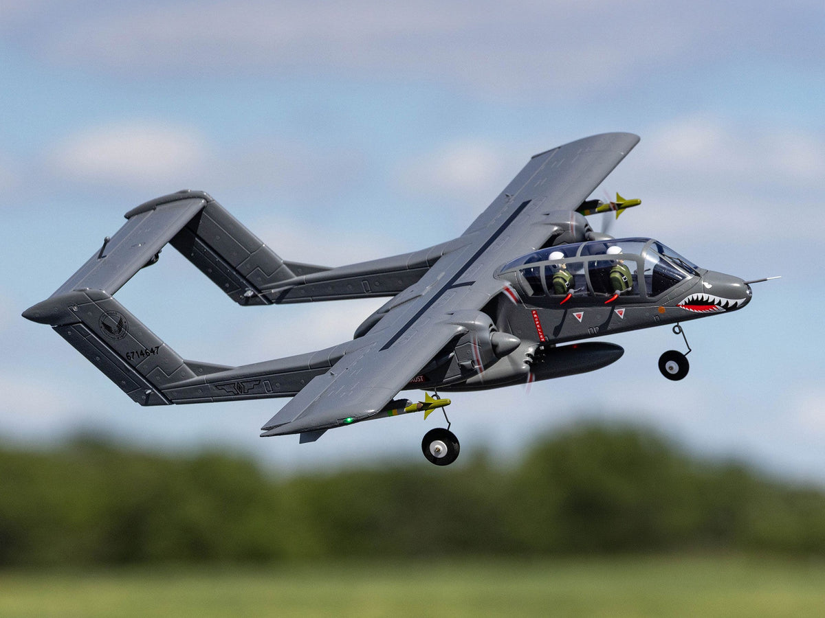 E-flite Micro OV-10 Bronco 645mm BNF Basic with AS3X and SAFE Select EFLU35050