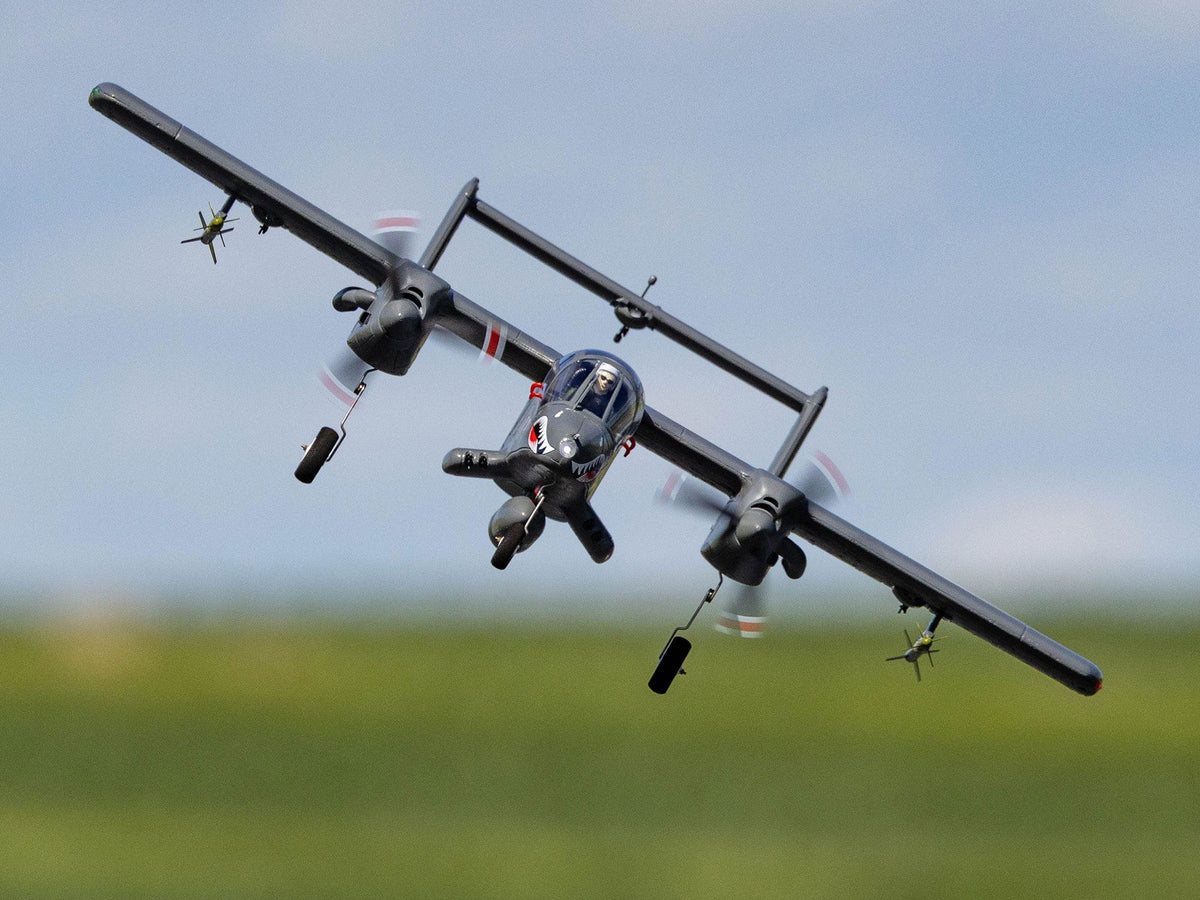 E-flite Micro OV-10 Bronco 645mm BNF Basic with AS3X and SAFE Select EFLU35050