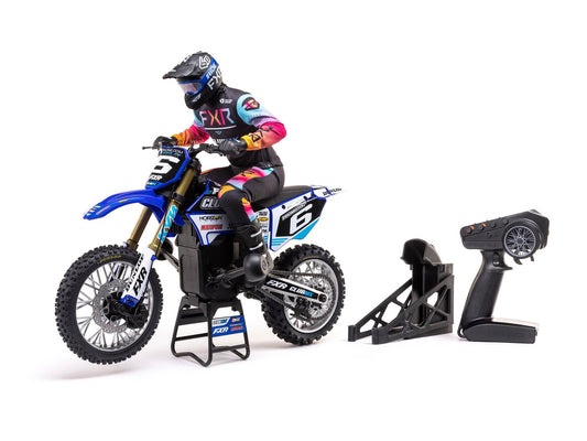 LOSI 1/4 Promoto-MX Motorcycle RTR, Club MX (Blue)