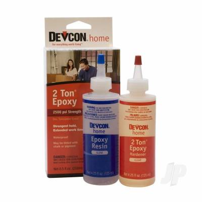 Devcon 2 Ton Epoxy (2x 4.25oz Bottle, Boxed)