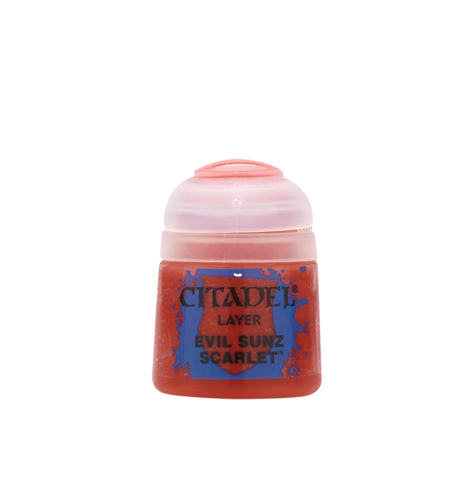 Warhammer Citadel Paint: Evil Sunz Scarlet 12ml (Layer)