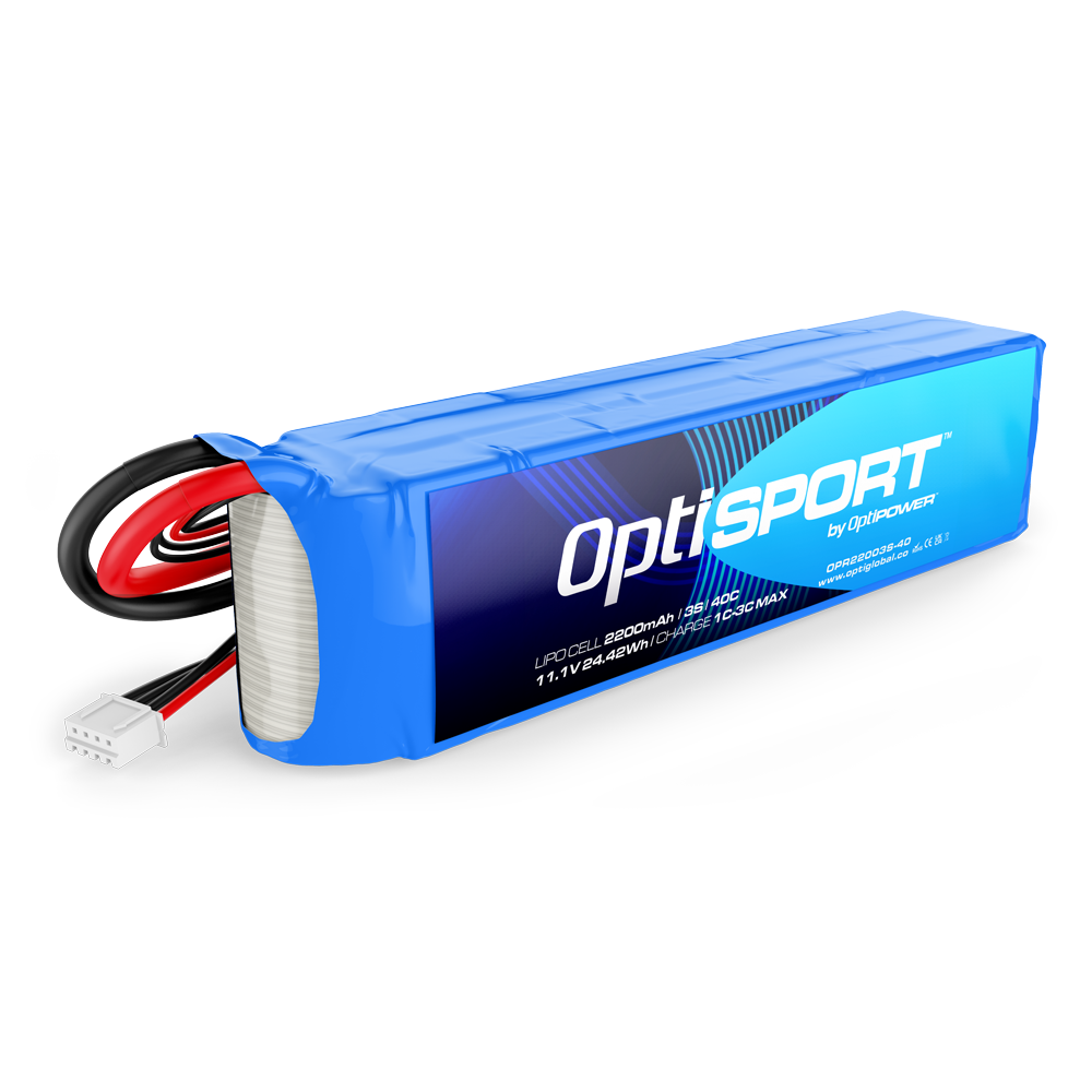 Optisport 3S 2200mAh 40C Optisport Lipo