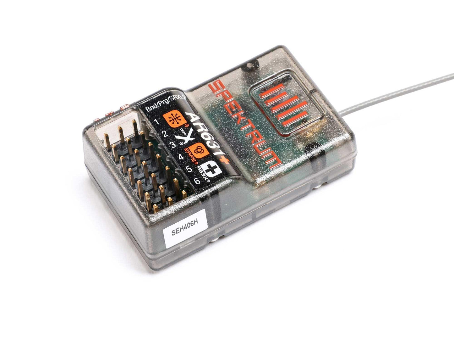 Spektrum AR631+ DSMX 6-Channel AS3X+ & SAFE ReceiverP-SPM-1031