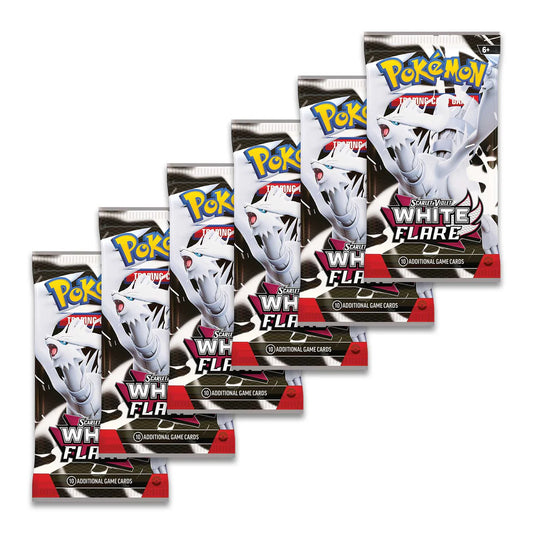 Pokémon TCG: Scarlet & Violet - White Flare - Booster Bundle (6 Booster Packs)