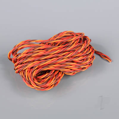 JR HD Twisted Servo Cable (without Connector) 10m