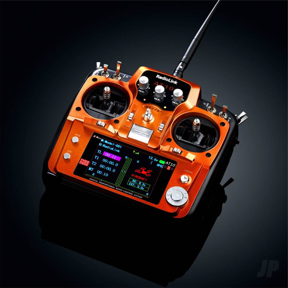 Radiolink AT10II 2.4GHz 12-Channel Transmitter with Receiver (Orange)