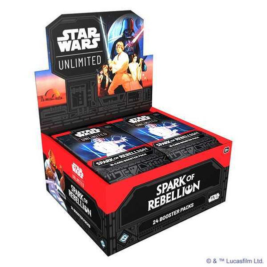 Star Wars Unlimited TCG: Sparks of Rebellion full Sealed Booster box 24 packs