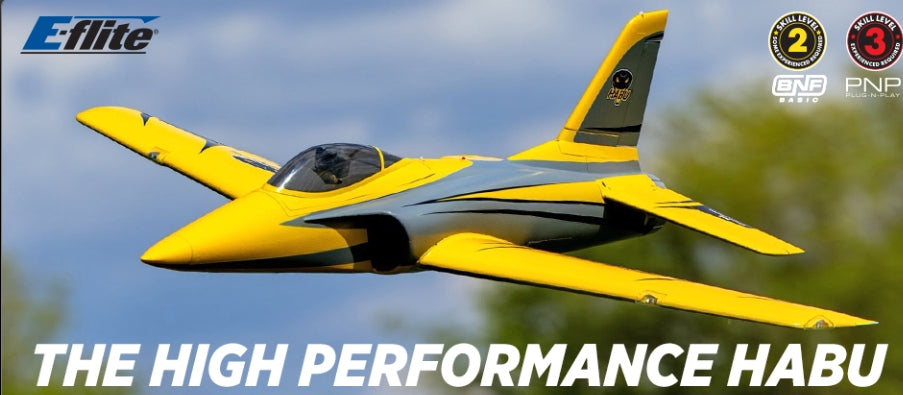 E-flite Habu XS (eXtra Sport) 80mm EDF BNF Basic with AS3X+ and SAFE A-EFL02450