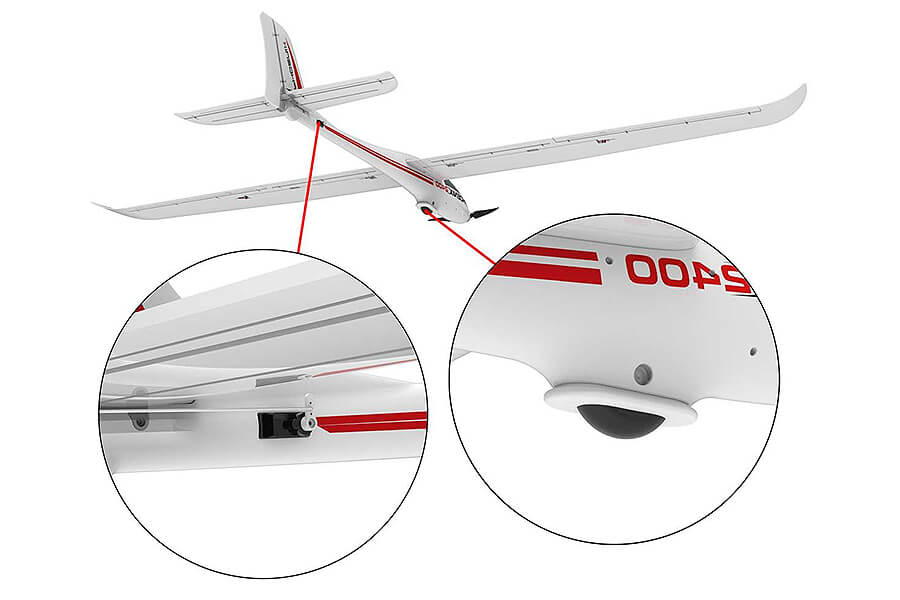 VOLANTEX PHOENIX 2400MM RC EP GLIDER W/ABS FUSELAGE PNP