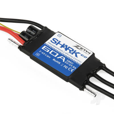 Shark 60A SBEC ESC G2 (2-6 Cells) (Water-cooled) ZTW9060211
