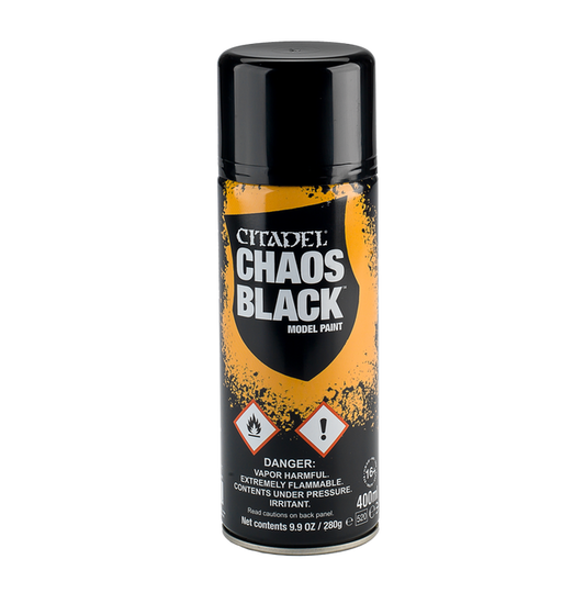 Citadel Paint: Chaos Black 400ml (Spray)