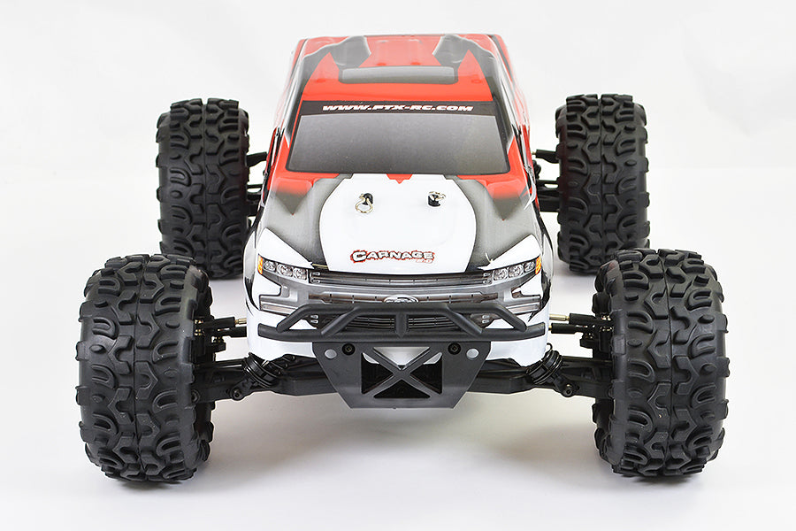 FTX CARNAGE 2.0 1/10 BRUSHED TRUCK 4WD RTR - RED FTX5537R
