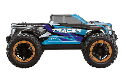FTX TRACER 1/16 4WD MONSTER TRUCK RTR BLUE BRUSHED RC CAR FTX5576B