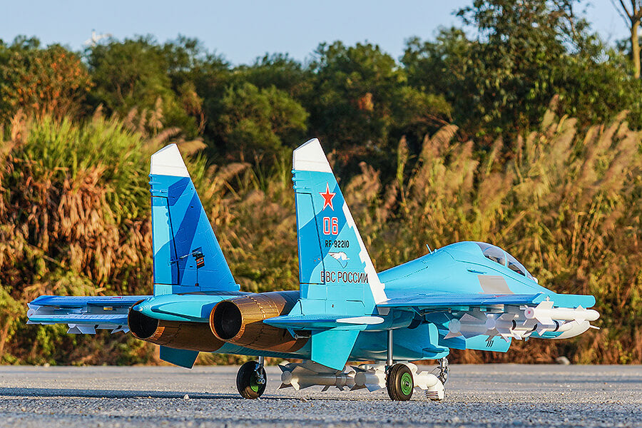 FMS TWIN 70MM EDF SU-27 ARTF BLUE