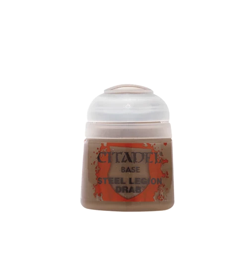Warhammer Citadel Paint: Steel Legion Drab 12ml (Base)