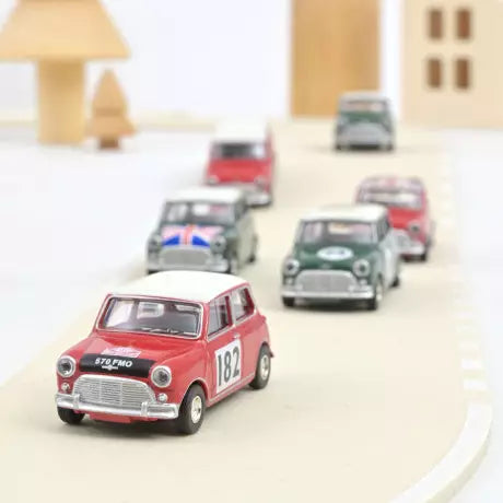 Norev Mini Cooper S 1964 Tartan Red with Racing Number 182 1:54