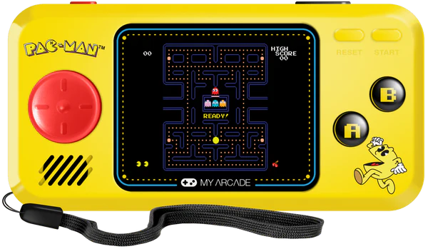 Pac-Man Pocket Player Portable Gaming System (3 Games In 1)