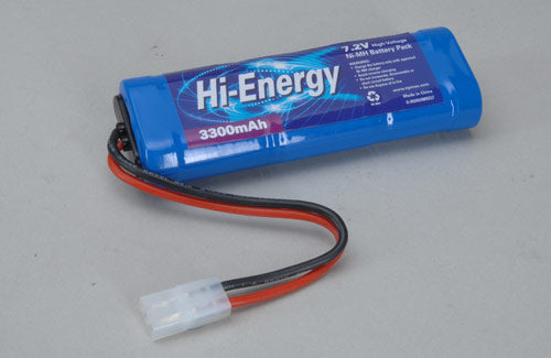 Hi-Energy 7.2V 3300mAh Ni-MH Pk Tamiya Conn