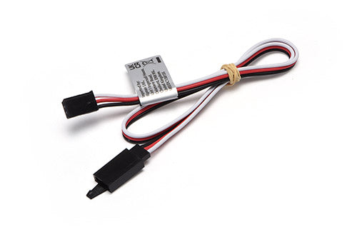 Futaba Ext.Lead w/Clip (Heavy Duty Wire) 400mm