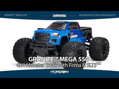 ARRMA Granite 4X4 MEGA 550 SLT3 Monster Truck RTR Blue