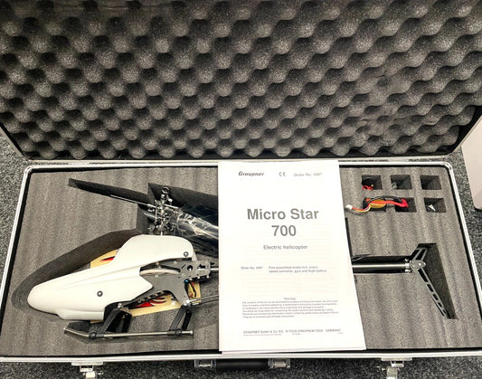 Graupner Micro Star 700 4497 Brand New in Box RARE RC Helicopter Motor ESC Gyro