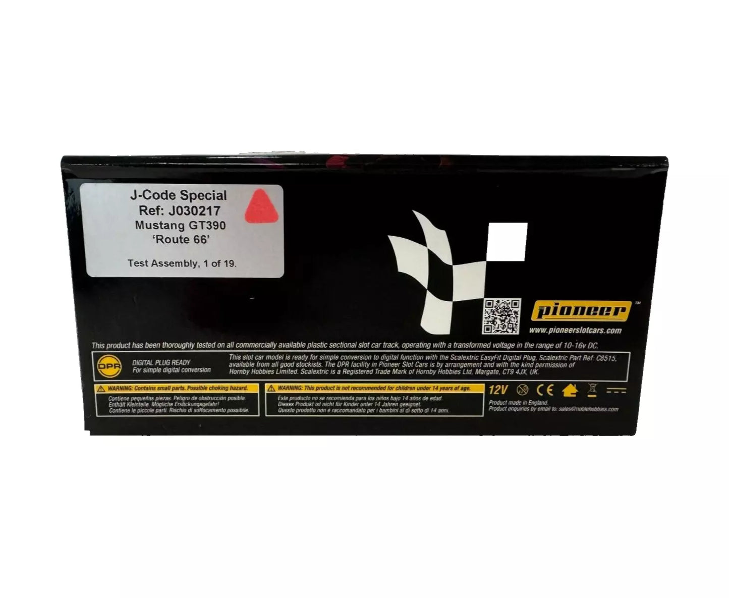 Pioneer Slot Car Ford Mustang GT390 J-Code Special J030217 1 of 19