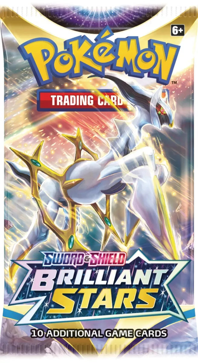 Pokémon TCG Sword and Shield Brilliant Stars Sealed Booster Pack (1pk)