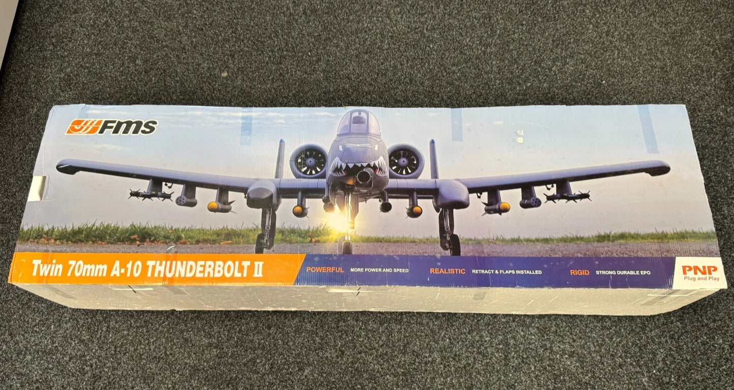 FMS Twin 70mm A-10 Thunderbolt II V2 - Second Hand, Never Used