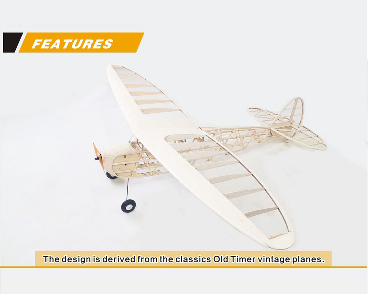 VALUEPLANES BALSA CLOUD CLIPPER 71 KIT, 1800MM WINGSPAN BALSA KIT