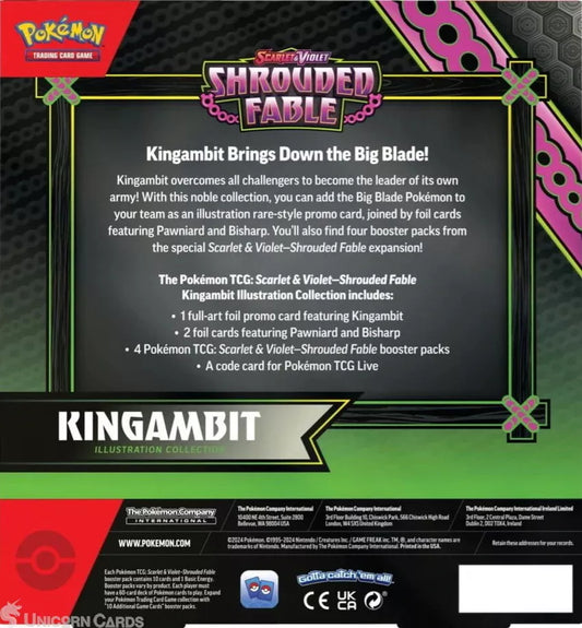 Pokemon TCG: Scarlet & Violet 6.5 Shrouded Fable Illustration Rare Collection Box