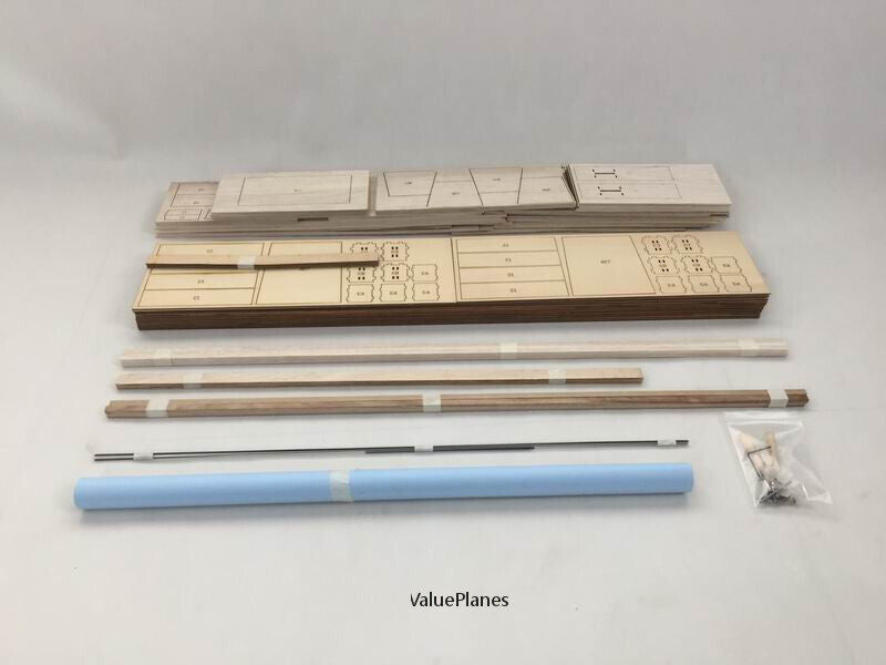 Seaplane Balsa Aircraft Kit 1.57M Wingspan -Valueplanes Balsa Model Aircraft Kit