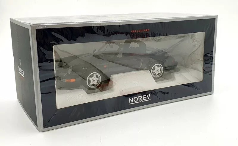 1991 Porsche 911 Carrera 4 Targa Blue Metallic Die Cast 1:18 by Norev