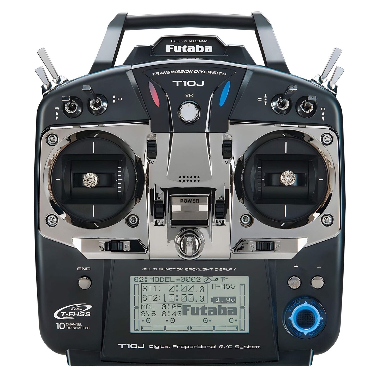 Futaba 10J 10-channel Air Radio with R3008SB Rx Mode 1