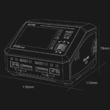 SKYRC D100neo AC/DC Multi-Functional Smart Charger