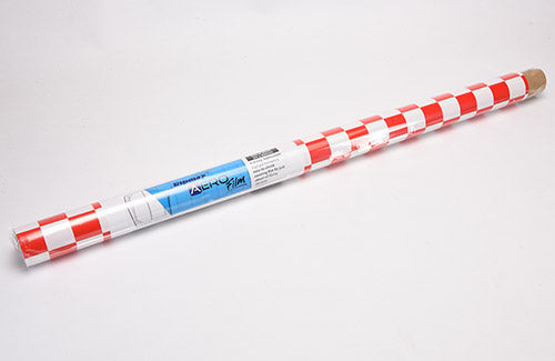 Ripmax AERO Film - Small Chequered Red/White - 2m x 0.6m (Roll)