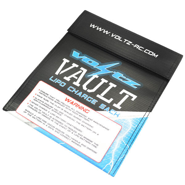 VOLTZ CHARGE VAULT LIPO SACK / BAG MEDIUM 22CM X 18CM