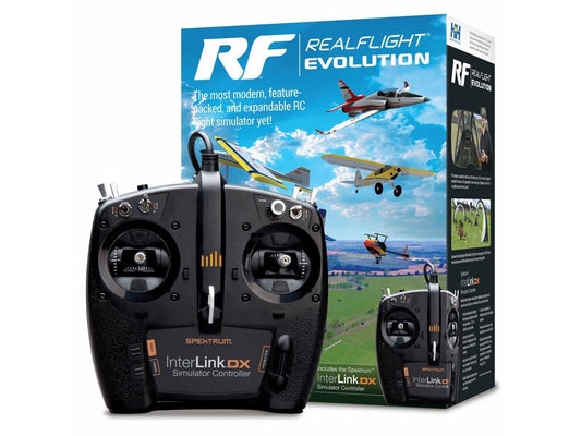 RealFlight Evolution RC Flight Simulator Software with InterLink USB Controller