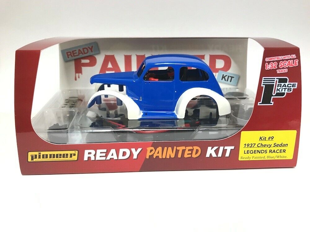 Pioneer Slot Car 1937 Chevy Sedan Legends Racer Ready Painted Kit 9 150 Issued