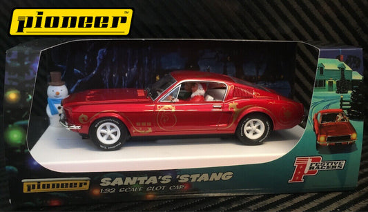 Pioneer Slot Car 1968 Ford Mustang Fastback GT Christmas Special  P037