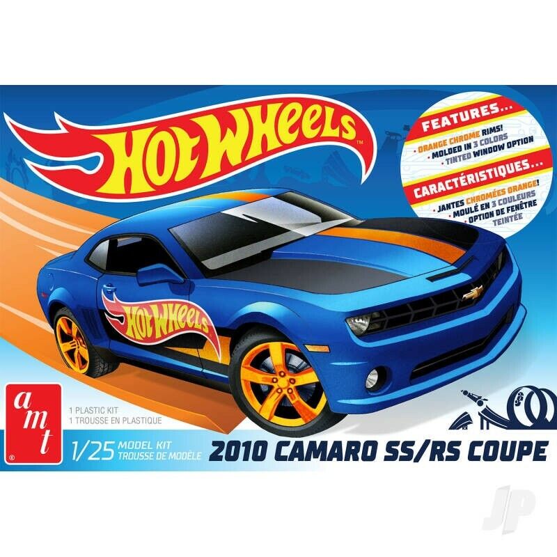 AMT 2010 1/25 Chevy Camaro Hot Wheels Plastic Car Build Kit