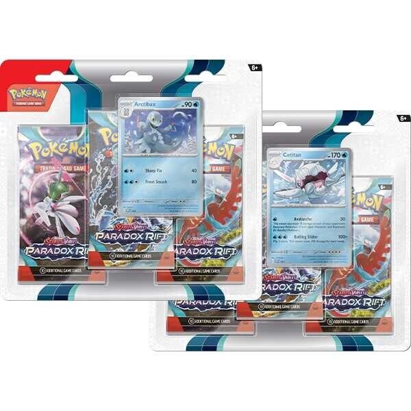 Pokémon TCG: Scarlet & Violet Paradox Rift 3-PK Booster Blister Pack FAST P&P