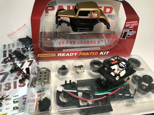 Pioneer Slot Car 1934 Ford Coupe Legends Racer Kit 7 Ready Painted Body