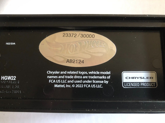 HOT WHEELS 1941 WILLYS GASSER RED LINE CLUB EDITION RARE 23372 of 30000